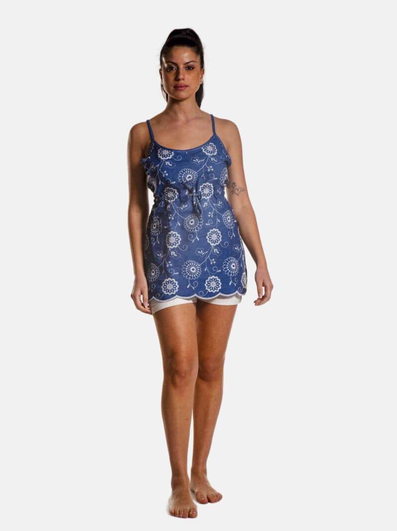 Pigiama corto Donna E2220 Fida - evabiancheria